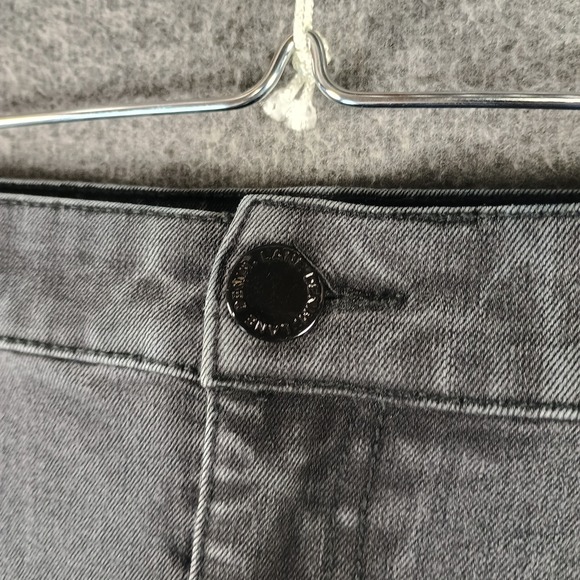 Lane Bryant Jeans Women 26 Capri Black Flex Magic Waistband High Rise Skinny - Picture 3 of 10